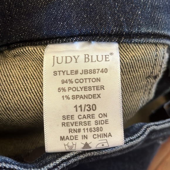 Judy Blue Denim Joggers - Picture 6 of 6